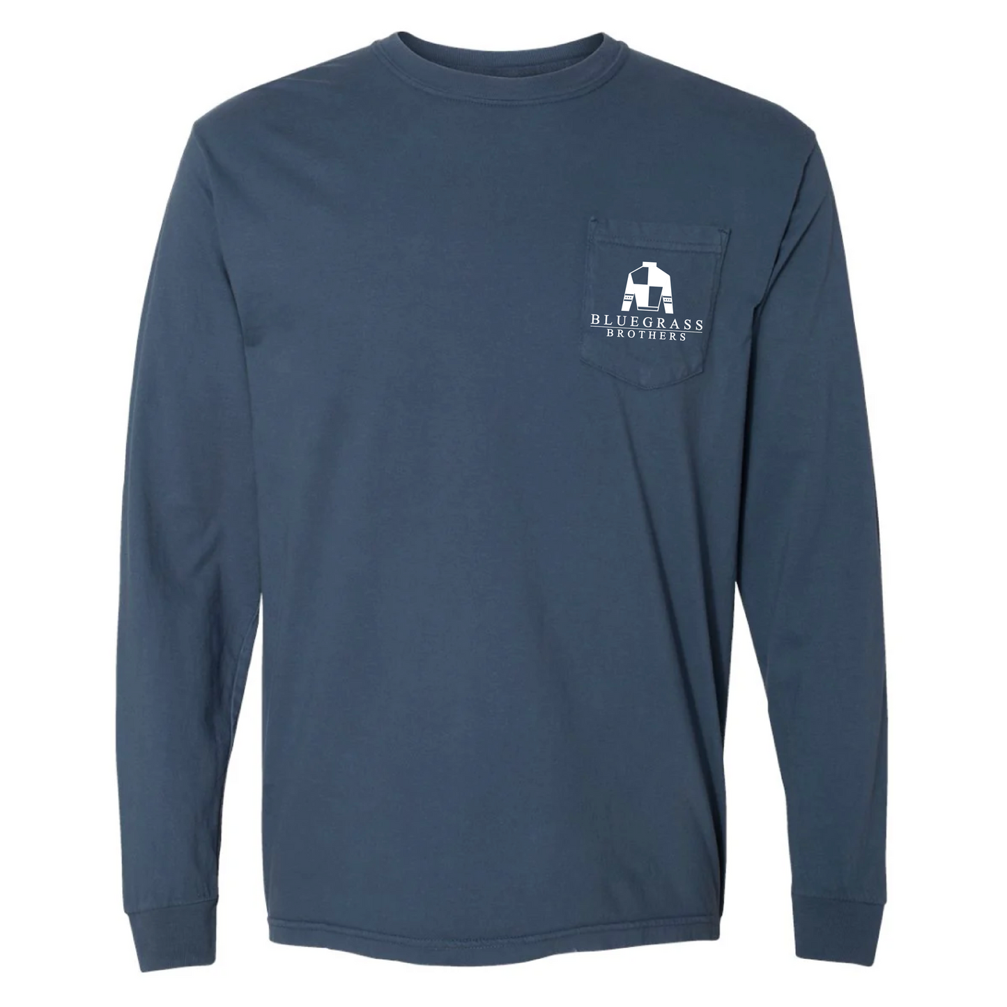 THE BIG RED - LONG SLEEVE - LIGHT NAVY